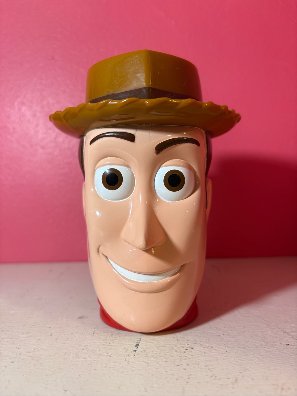 Vintage * Toy Story IF Woody Cowboy Character Ceramic Kid’s Mug Disney Pixar EUC